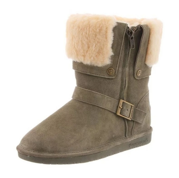 BearPaw Shoes - Bearpaw Madison Suede Boot with Wool Blend lining